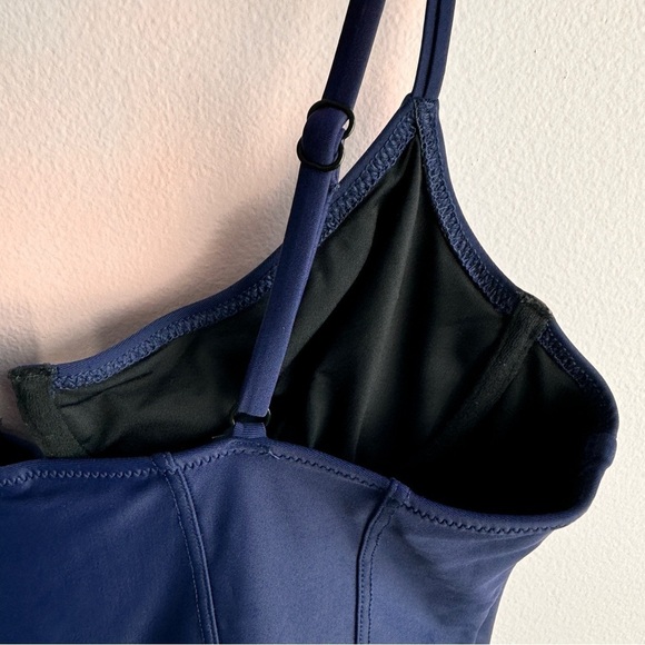 NEW Solid & Striped size L The Veronica One-Piece Swimsuit Navy Blue - Picture 6 of 9